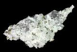 Quartz and Cubic Pyrite Crystal Association - Peru #149589-1